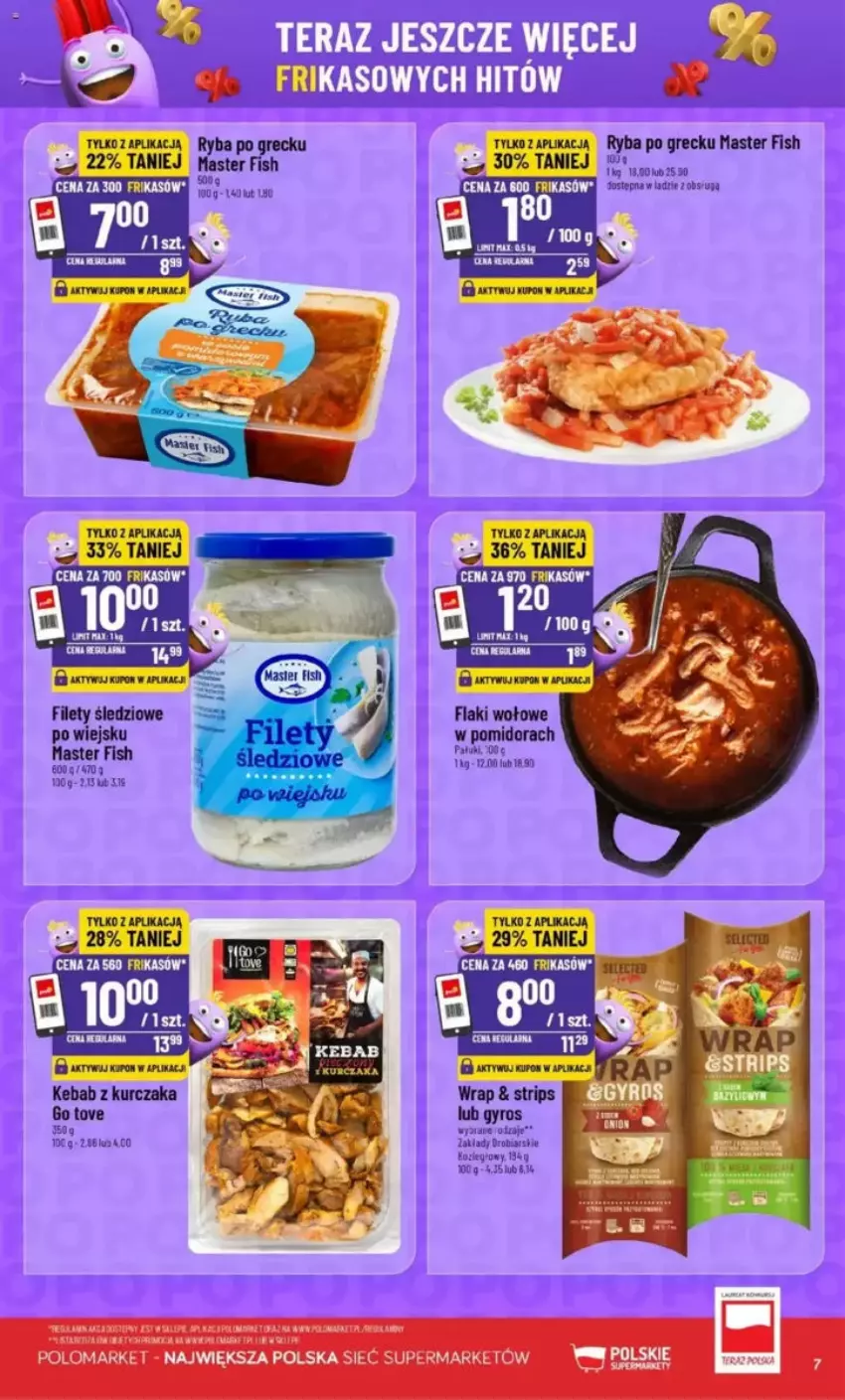 Gazetka promocyjna PoloMarket - ważna 28.05 do 03.06.2025 - strona 42 - produkty: Gyros, Kebab, Kebab z kurczaka, Kurczak, Ryba, Ryba po grecku