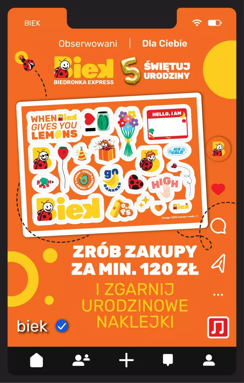 Gazetka promocyjna Biedronka - BIEK - ważna 02.10 do 09.10.2026 - strona 10 - produkty: Ser