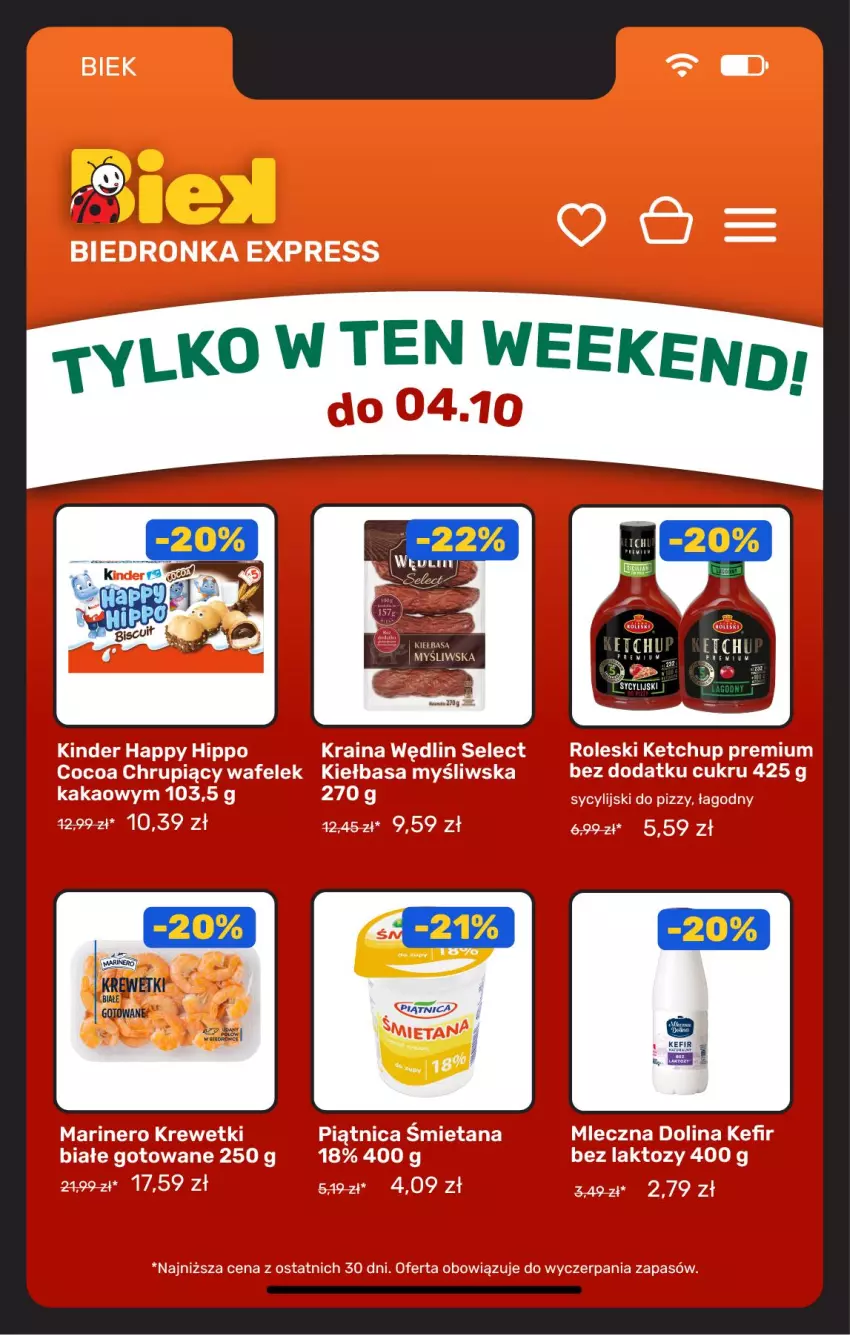 Gazetka promocyjna Biedronka - BIEK - ważna 02.10 do 09.10.2026 - strona 25 - produkty: Krewetki