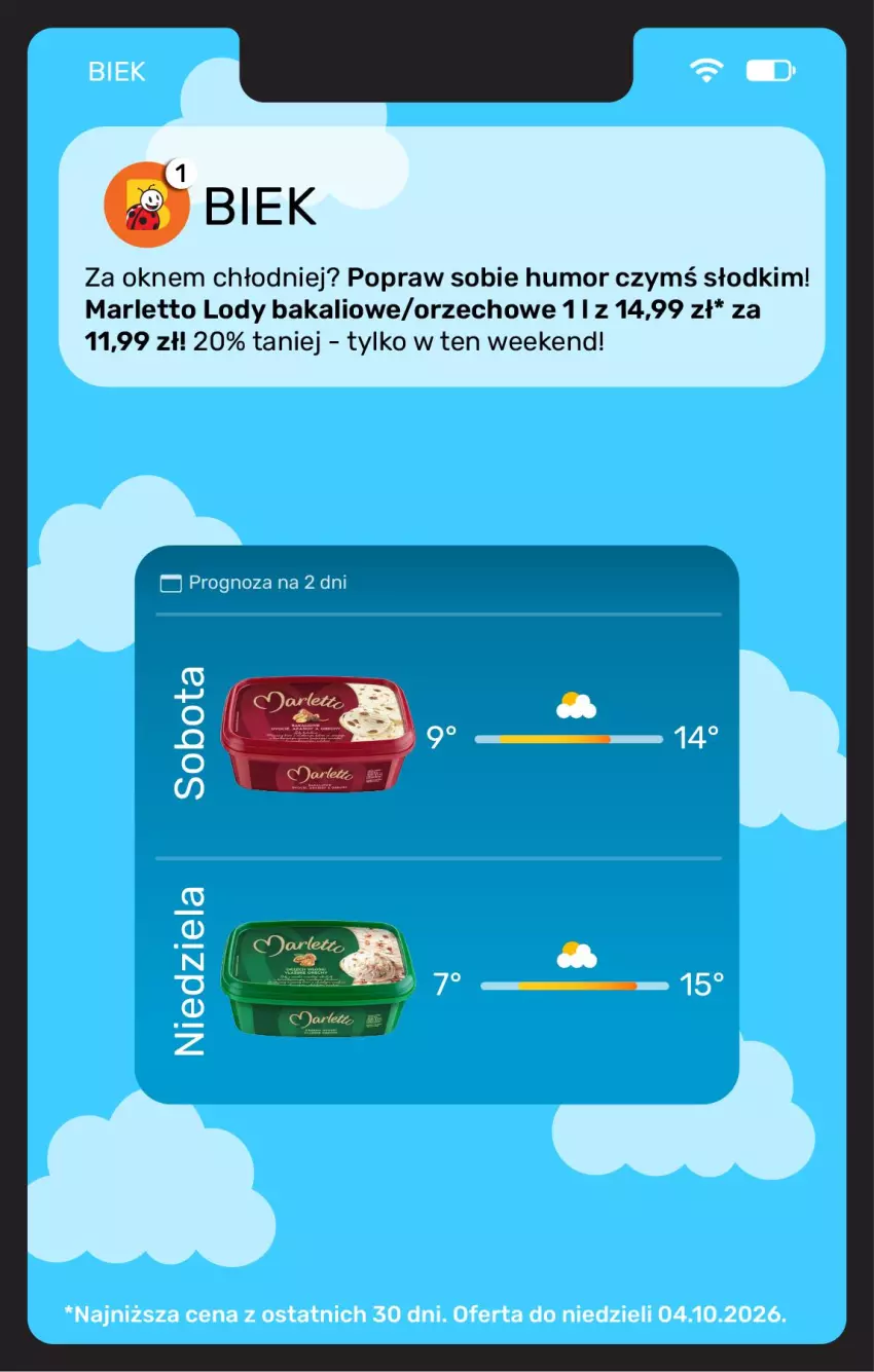 Gazetka promocyjna Biedronka - BIEK - ważna 02.10 do 09.10.2026 - strona 27 - produkty: Lody