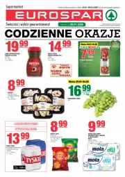 Gazetka promocyjna Spar - EuroSpar - Gazetka - ważna od 05.02 do 05.02.2025 - strona 1 - produkty: Piwo, Pierogi, Kawa rozpuszczalna, Papier, Kuchnia, Chipsy, Kawa, Tyskie, Papier toaletowy, Kapustą, Mola, Wino, Masło, Pomidor malinowy