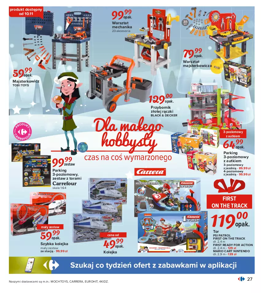 Gazetka promocyjna Carrefour - Gazetka Carrefour Zabawki - ważna 02.11 do 28.11.2021 - strona 27 - produkty: Carrera, Hobby, Kolejka, Lack, Olej, Psi Patrol