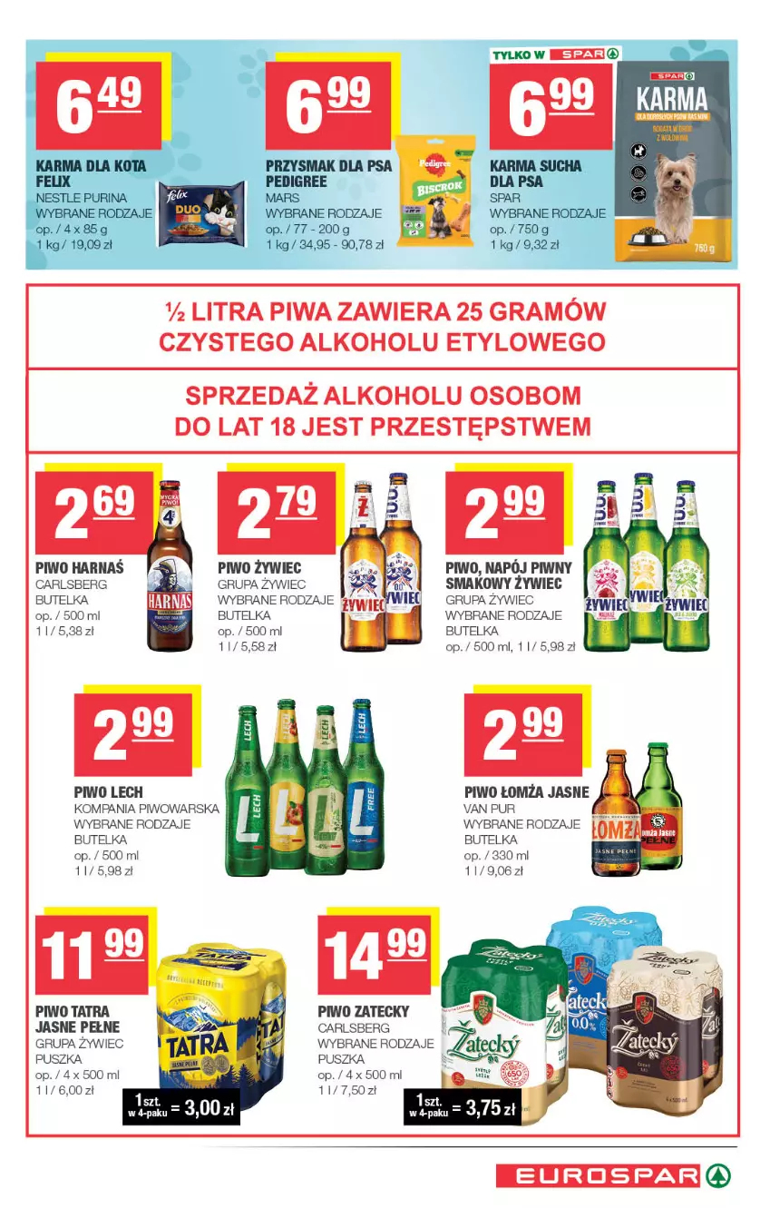 Gazetka promocyjna Spar - EuroSpar - ważna 26.08 do 06.09.2026 - strona 15 - produkty: Carlsberg, Piwo, Pur, Tatra