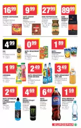 Gazetka promocyjna Spar - EuroSpar - Gazetka - ważna od 06.09 do 06.09.2026 - strona 13 - produkty: Tchibo, Torebka, Nałęczowianka, Kawa rozpuszczalna, Top, Sok, Lemoniada, Kawa, Coca-Cola, Pepsi, Lipton, Kubuś Waterrr, Woda mineralna, Kubuś, Napój niegazowany, Davidoff, Jacobs, Woda, Herbata, Napój, Hortex, Fa