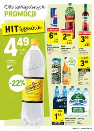 Gazetka promocyjna Intermarche - Gazetka promocyjna - Gazetka - ważna od 21.02 do 21.02.2022 - strona 28 - produkty: Sok, Red Bull, LANA, Tymbark, Syrop, Napój niegazowany, Woda, Napój, Herbapol, Nektar, Hortex