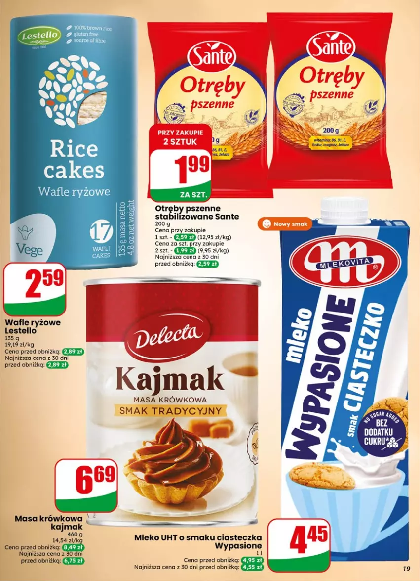 Gazetka promocyjna Dino - Gazetka 19 / 2026 - ważna 06.05 do 12.05.2026 - strona 19 - produkty: BIC, Masa krówkowa, Mleko, Ryż, Sante, Wafle