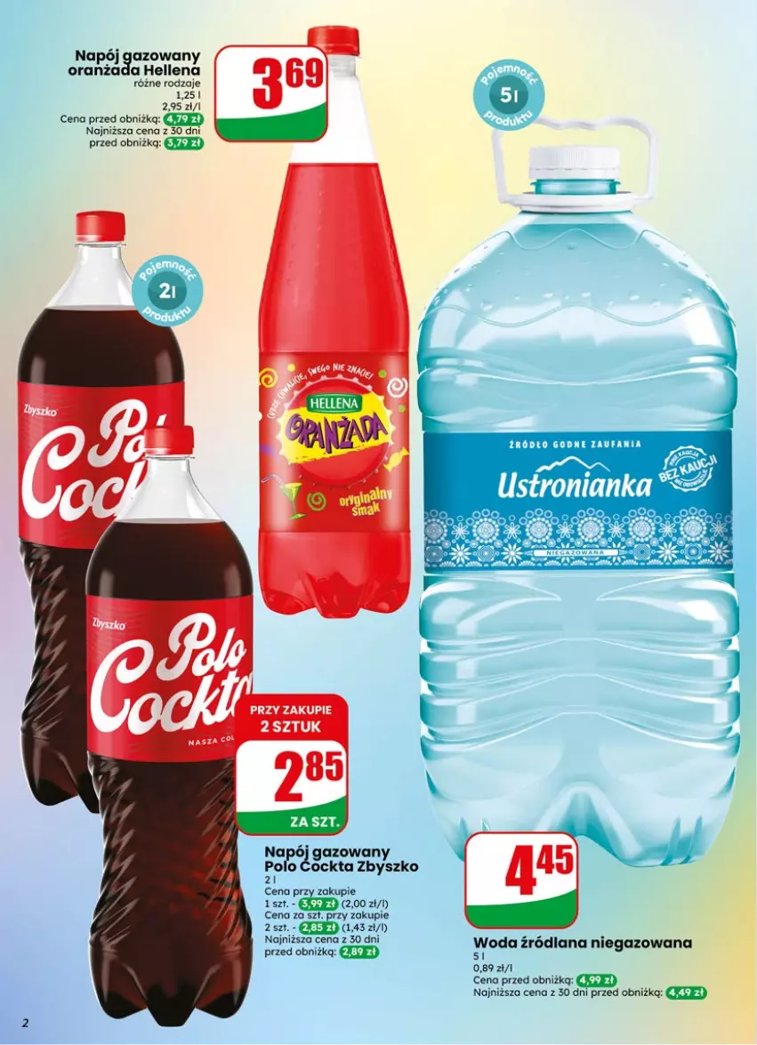 Gazetka promocyjna Dino - Gazetka 19 / 2026 - ważna 06.05 do 12.05.2026 - strona 2 - produkty: Fa, Hellena, LANA, Napój, Oranżada, Woda