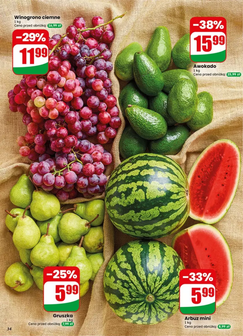 Gazetka promocyjna Dino - Gazetka 19 / 2026 - ważna 06.05 do 12.05.2026 - strona 34 - produkty: Arbuz