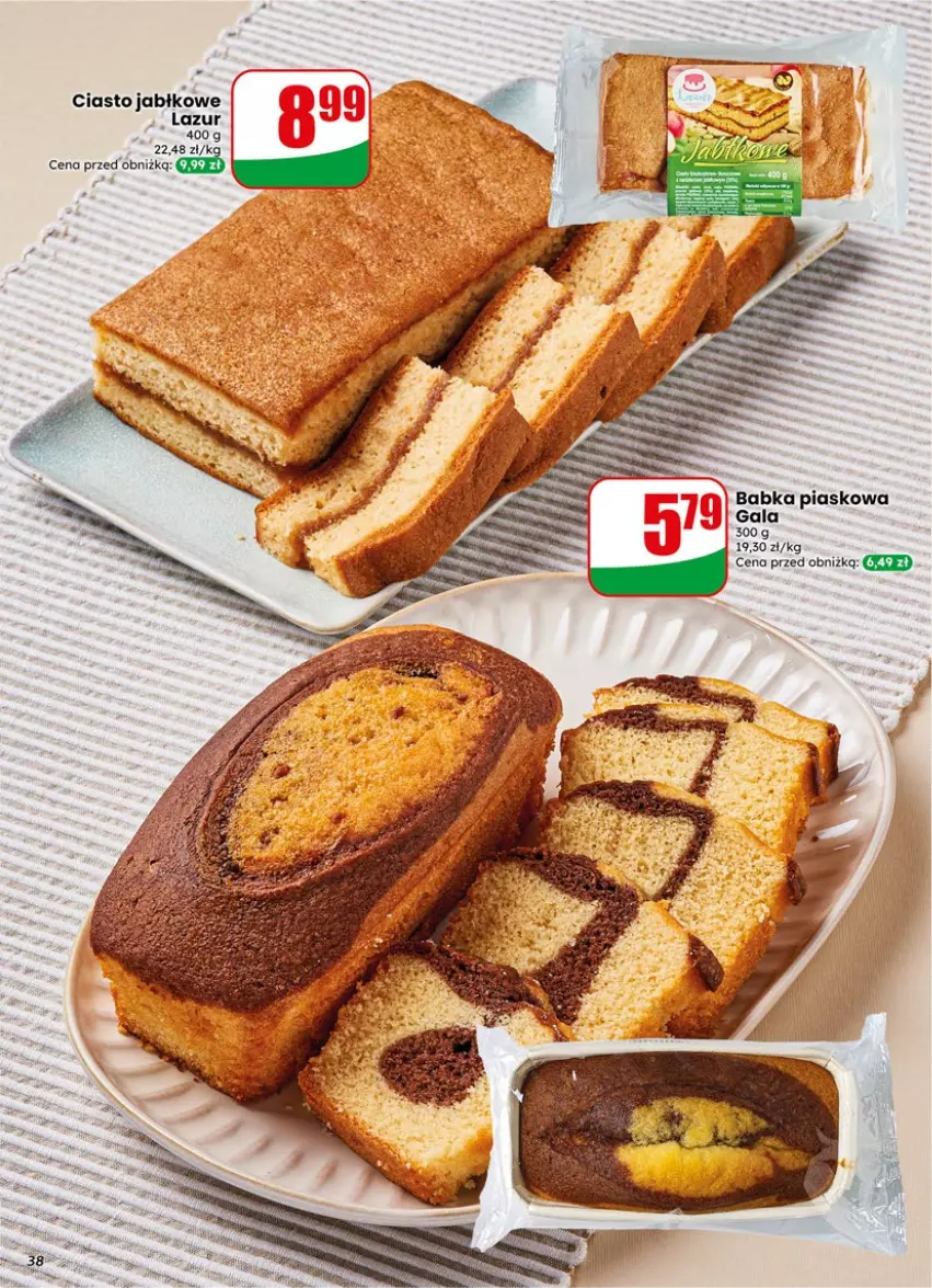 Gazetka promocyjna Dino - Gazetka 19 / 2026 - ważna 06.05 do 12.05.2026 - strona 38 - produkty: Babka, Gala, Lazur