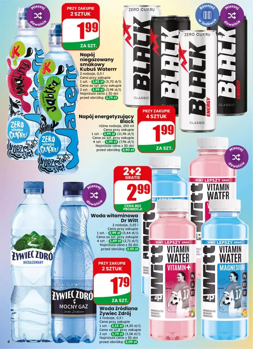 Gazetka promocyjna Dino - Gazetka 19 / 2026 - ważna 06.05 do 12.05.2026 - strona 4 - produkty: Gra, Kubuś, Kubuś Waterrr, LANA, Napój, Napój niegazowany, Woda