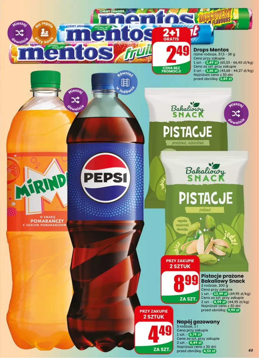 Gazetka promocyjna Dino - Gazetka 19 / 2026 - ważna 06.05 do 12.05.2026 - strona 49 - produkty: Mentos, Sok