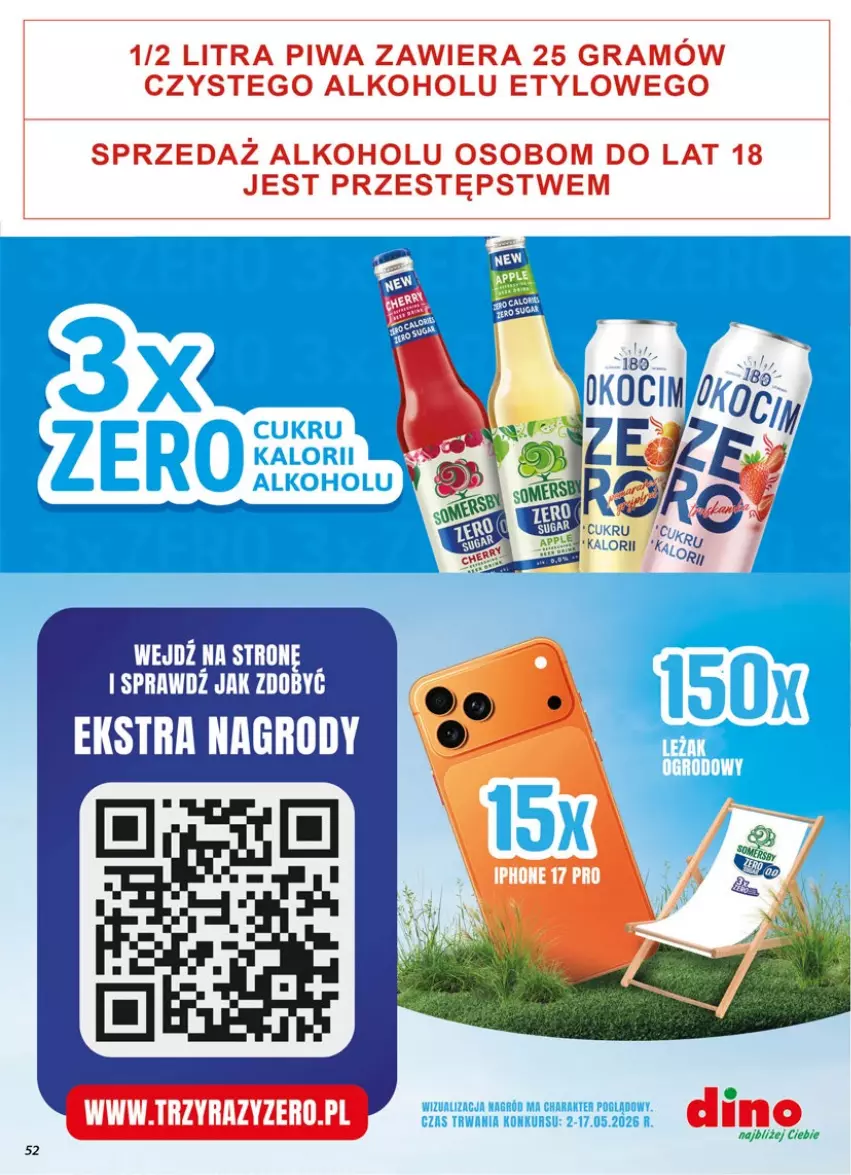 Gazetka promocyjna Dino - Gazetka 19 / 2026 - ważna 06.05 do 12.05.2026 - strona 52 - produkty: Gra, JBL, Piwa