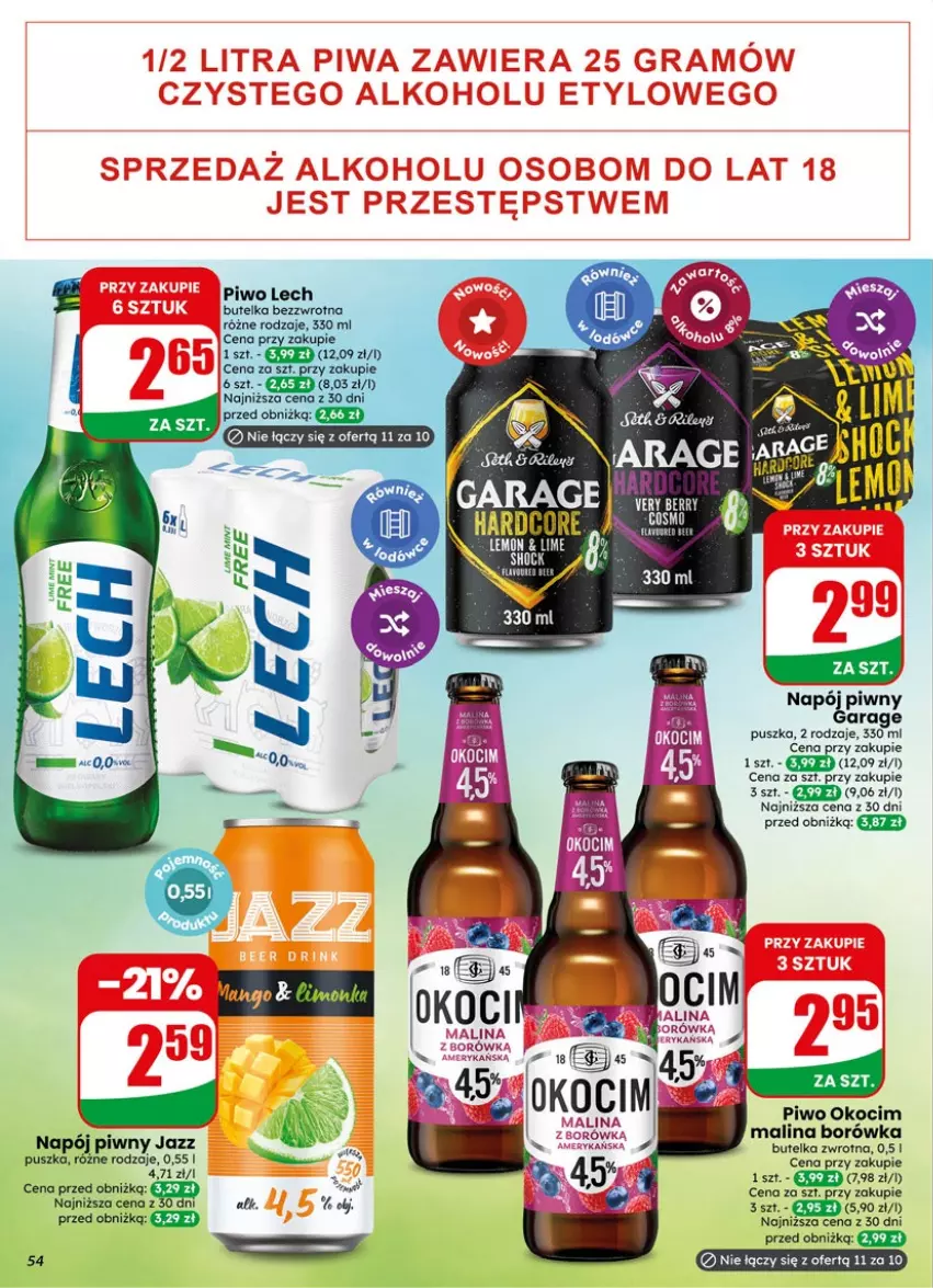 Gazetka promocyjna Dino - Gazetka 19 / 2026 - ważna 06.05 do 12.05.2026 - strona 54 - produkty: Borówka, Koc, Okocim, Piwo