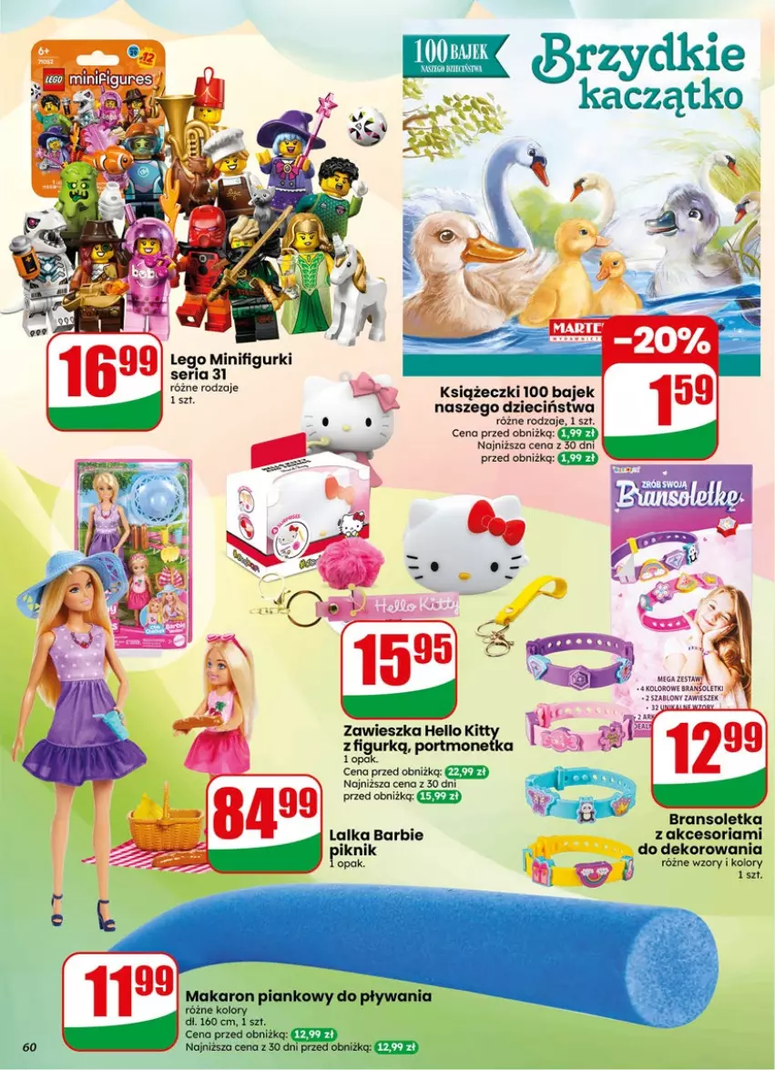 Gazetka promocyjna Dino - Gazetka 19 / 2026 - ważna 06.05 do 12.05.2026 - strona 60 - produkty: Barbie, Bransoletka, Dzieci, Gaga, Lalka, Makaron, Por, Portmonetka, Ser