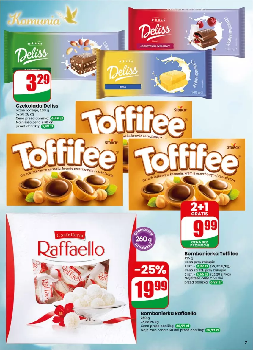 Gazetka promocyjna Dino - Gazetka 19 / 2026 - ważna 06.05 do 12.05.2026 - strona 7 - produkty: Czekolada, Deliss, Fa, Gra, Raffaello, Toffifee