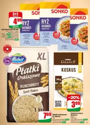 Gazetka promocyjna Dino - Gazetka 19 / 2026 - Gazetka - ważna od 12.05 do 12.05.2026 - strona 21 - produkty: Płatki orkiszowe, Ryż, Melvit, Sonko, Ryż basmati
