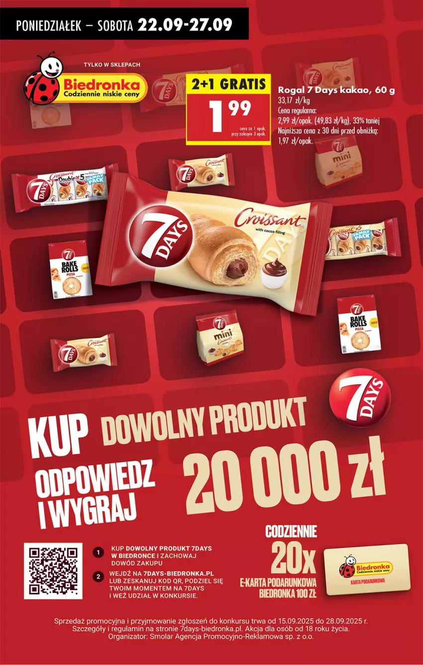 Gazetka promocyjna Biedronka - Od Poniedziałku - ważna 22.09 do 27.09.2025 - strona 61 - produkty: Fa, Gra, Kakao, Mola, Rogal