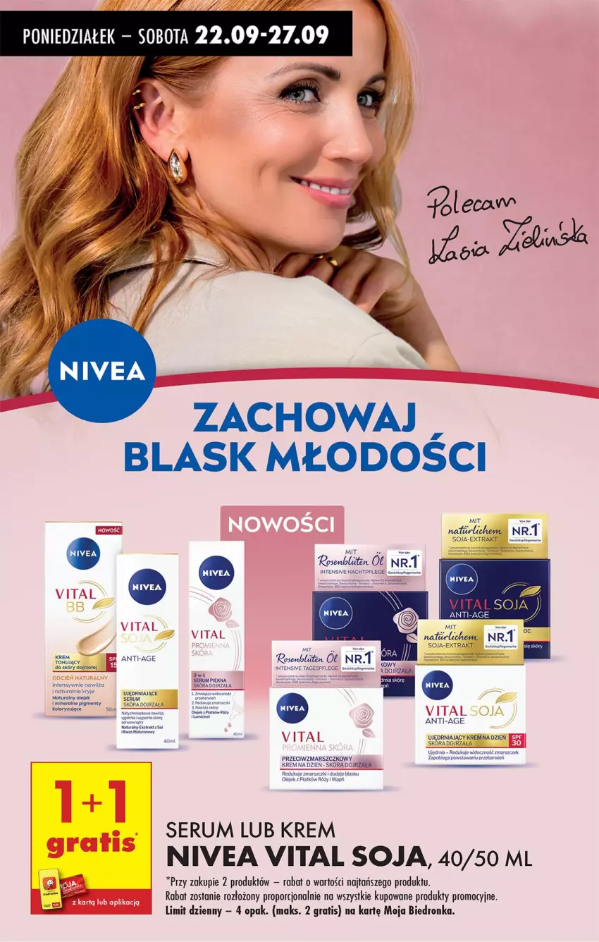Gazetka promocyjna Biedronka - Od Poniedziałku - ważna 22.09 do 27.09.2025 - strona 74 - produkty: Fa, Gin, Gra, Krem na dzień, Mars, Nivea, Nokia, Olej, Por, Rum, Ser, Serum, Wagi