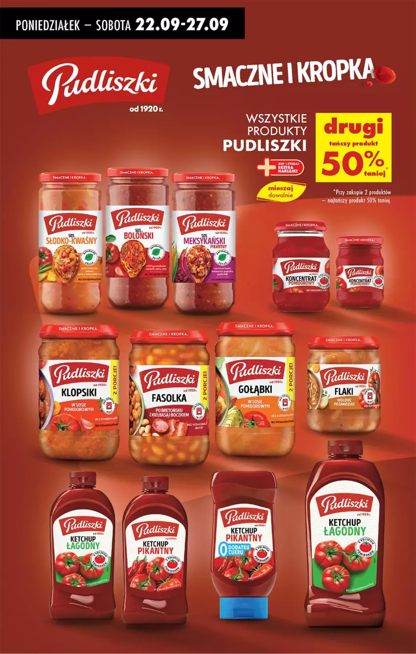 Gazetka promocyjna Biedronka - Od Poniedziałku - ważna 22.09 do 27.09.2025 - strona 76 - produkty: Ketchup, Klopsiki, Por, Sos