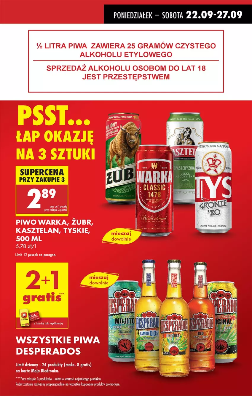 Gazetka promocyjna Biedronka - Od Poniedziałku - ważna 22.09 do 27.09.2025 - strona 9 - produkty: Fa, Gra