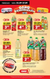 Gazetka promocyjna Biedronka - Od Poniedziałku - Gazetka - ważna od 27.09 do 27.09.2025 - strona 30 - produkty: Sok, Quiz, Lemoniada, Tymbark, Limonka, Kubuś, Napój niegazowany, Napój, Mięta