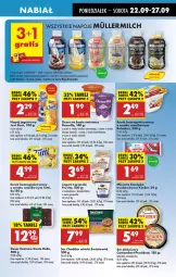 Gazetka promocyjna Biedronka - Od Poniedziałku - Gazetka - ważna od 27.09 do 27.09.2025 - strona 35 - produkty: Cheddar, Sos, Ser, Por, Gra, Bell, Jogurt, Rolmlecz, Napój jogurtowy, Serek homogenizowany, Serek, Camembert, Deser, Ser pleśniowy, Mleczna kanapka, Napój, Kinder