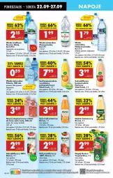 Gazetka promocyjna Biedronka - Od Poniedziałku - Gazetka - ważna od 27.09 do 27.09.2025 - strona 46 - produkty: Nałęczowianka, Sok, Mus, Tropical, Nektar bananowy, Ananas, Napoje, LANA, Leon, Sok jabłkowy, Muszynianka, Eleo, Sok pomidorowy, Woda mineralna, Napój niegazowany, Woda, Mango, Napój, Liczi, Nektar, Hortex, Fa