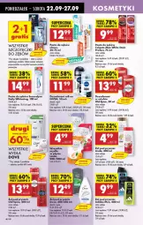 Gazetka promocyjna Biedronka - Od Poniedziałku - Gazetka - ważna od 27.09 do 27.09.2025 - strona 52 - produkty: Por, Old Spice, Dezodorant, Pasta do zębów, Adidas, Dove, Lack, Elmex, Colgate, Olej, Sensodyne, Nivea, LG