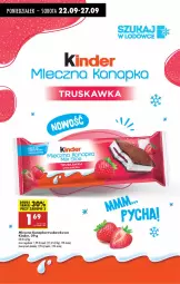 Gazetka promocyjna Biedronka - Od Poniedziałku - Gazetka - ważna od 27.09 do 27.09.2025 - strona 65 - produkty: Mleczna kanapka, Kinder