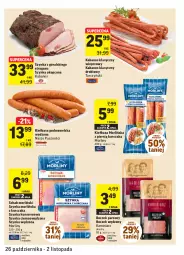 Gazetka promocyjna Intermarche - Wszystkich świętych - Gazetka - ważna od 02.11 do 02.11.2021 - strona 17 - produkty: Kurczak, Top, Ser, Kiełbasa podwawelska, Wawel, Szynka konserwowa, Szynka, Tarczyński, Morliny, Boczek, Kabanos, Kiełbasa