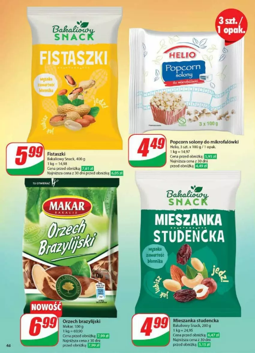 Gazetka promocyjna Dino - ważna 02.01 do 07.01.2025 - strona 41 - produkty: Fa, Helio, Mieszanka studencka, Popcorn