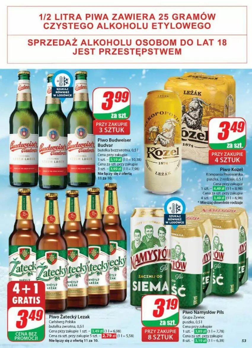 Gazetka promocyjna Dino - ważna 02.01 do 07.01.2025 - strona 49 - produkty: Carlsberg, Gra, Namysłów, Piwa, Piwo, Ser