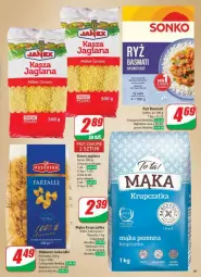 Gazetka promocyjna Dino - Gazetka - ważna od 07.01 do 07.01.2025 - strona 11 - produkty: Kasza jaglana, Makaron, Ryż, LANA, Sonko, Mąka, Ryż basmati, Podravka, Mąka pszenna, Woseba, Kasza