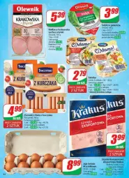 Gazetka promocyjna Dino - Gazetka - ważna od 07.01 do 07.01.2025 - strona 39 - produkty: Kurczak, Krakus, Ser, Por, Kiełbasa krakowska, Jaja, Parówki, Szynka konserwowa, Szynka, Tarczyński, Sport, Gala, Kiełbasa, Olewnik, Lisner