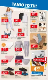 Gazetka promocyjna E Leclerc - Gazetka - ważna od 13.01 do 13.01.2025 - strona 7 - produkty: Klapki, Podkoszulek, Top, Ser, Kapcie, Biustonosz, Sony, Kosz, Rajstopy, Slipy, Kalesony, Figi, Bokserki, Piżama