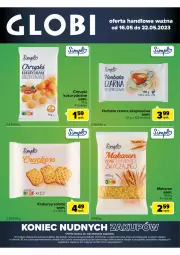 Gazetka promocyjna Carrefour - Gazetka Globi - Gazetka - ważna od 22.05 do 22.05.2023 - strona 2 - produkty: Makaron, Herbata czarna, Chrupki, Herbata, Krakersy