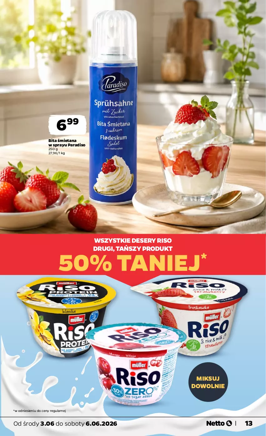 Gazetka promocyjna Netto - Od Środy - ważna 03.06 do 06.06.2026 - strona 13 - produkty: Deser, Ser
