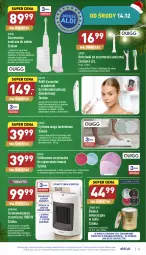 Gazetka promocyjna Aldi - Pełny katalog - Gazetka - ważna od 18.12 do 18.12.2022 - strona 35 - produkty: Piec, Top, Por, Woreczek, Waga łazienkowa, Końcówki do szczoteczk, Szczoteczka soniczna, LANA, Silan, Kolczyki, Termowentylator, Waga, Szczoteczka, Akumulator, Fa