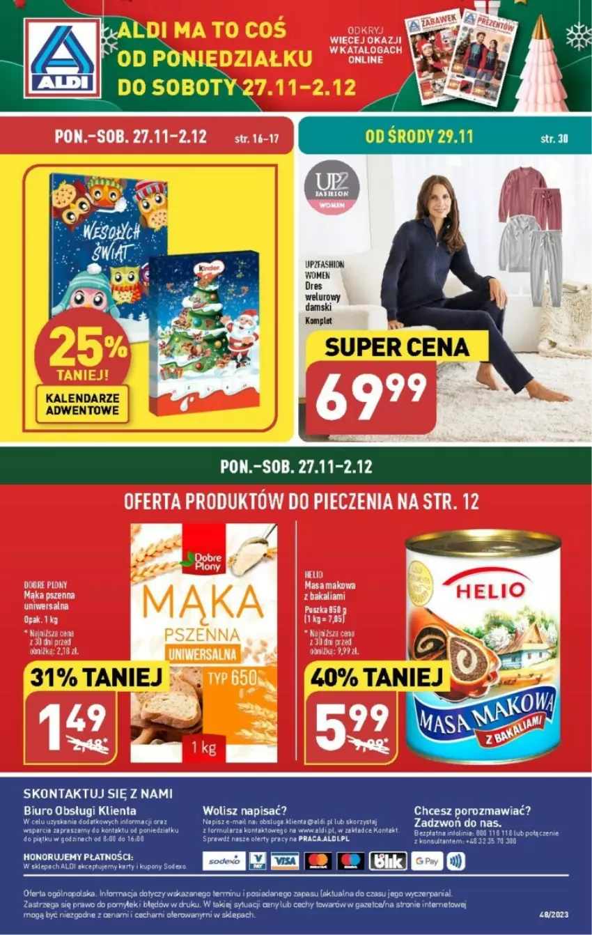 Gazetka promocyjna Aldi - ważna 27.11 do 02.12.2023 - strona 37 - produkty: Biuro, Dres, Fa, Helio, O nas, Piec, Por, Wazon