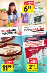 Gazetka promocyjna Intermarche - Start Tygodnia - Gazetka - ważna od 29.06 do 29.06.2022 - strona 1 - produkty: Piwo, Warka, Lody, Masło