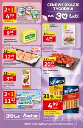 Gazetka promocyjna Auchan - 30 Lat Supermarket - Gazetka - ważna od 13.05 do 13.05.2026 - strona 5 - produkty: Kurczak, Gulasz wołowy, Ser, Sałat, Serek, Masło, Almette, Kinder