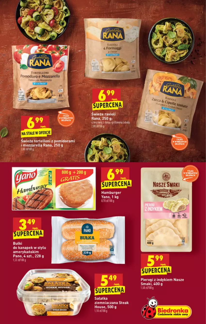 Gazetka promocyjna Biedronka - W tym tygodniu - ważna 01.07 do 07.07.2021 - strona 33 - produkty: Burger, Hamburger, Mozzarella, Pierogi, Sałat, Sałatka, Tortelloni, UHU