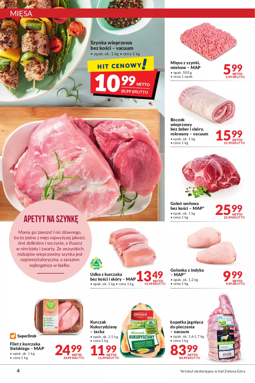 Gazetka promocyjna Makro - [Oferta promocyjna] Artykuły spożywcze i przemysłowe - ważna 08.03 do 21.03.2022 - strona 4 - produkty: Boczek, Boczek wieprzowy, Golonka z indyka, Kurczak, Mięso, Piec, Szynka, Szynka wieprzowa