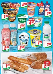Gazetka promocyjna Dino - Gazetka - Gazetka - ważna od 29.06 do 29.06.2021 - strona 15 - produkty: Serek puszysty, Jogurt naturalny, Ser, Jogurt, Activia, Chleb wieloziarnisty, Serek, Bagietka, Bagietka czosnkowa, Deser, Polmiek, Chleb, Kefir