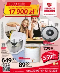 Gazetka promocyjna Selgros - Oferta przemysłowa - Gazetka - ważna od 13.10 do 13.10.2021 - strona 1 - produkty: Piec, Top, Ser, Robot planetarny, Mikser, Robot, Narożnik, IRobot, Suszarka, Roomba, LG