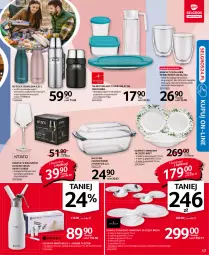 Gazetka promocyjna Selgros - Oferta przemysłowa - Gazetka - ważna od 13.10 do 13.10.2021 - strona 17 - produkty: Ser, Por, Termos, Pojemnik, Talerz, Syfon, Naczynie żaroodporne, Deser, Komplet obiadowy, Lanki