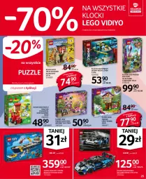 Gazetka promocyjna Selgros - Oferta przemysłowa - Gazetka - ważna od 13.10 do 13.10.2021 - strona 25 - produkty: Gry, Domek na drzewie, LEGO Ninjago, LEGO Friends, Puzzle, LEGO Technic, Loyd, LEGO, LEGO City, Klocki, LEGO Duplo, LEGO Creator, Zwierzęta, Traktor