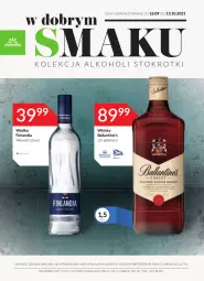 Gazetka promocyjna Stokrotka - Oferta alkoholowa - Gazetka - ważna od 13.10 do 13.10.2021 - strona 1 - produkty: Koc, Finlandia, Wódka, Whisky