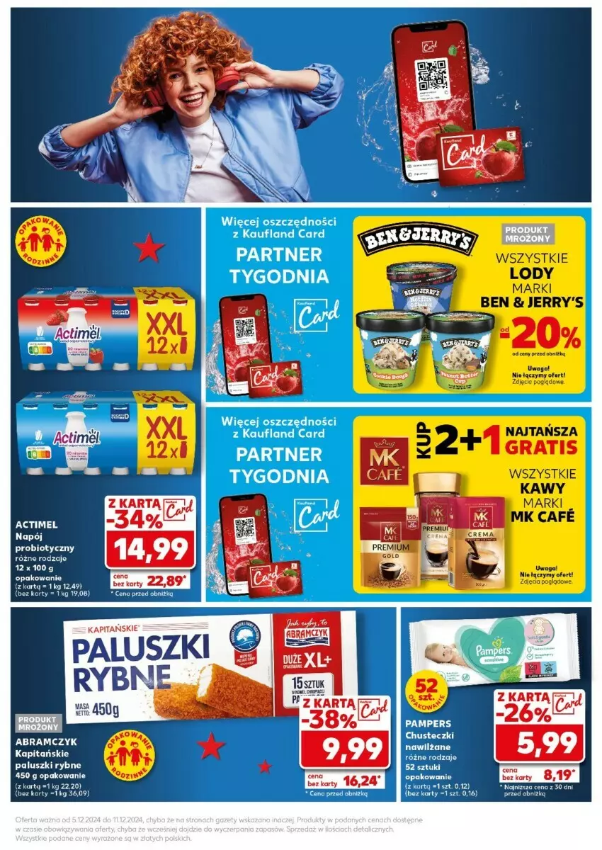 Gazetka promocyjna Kaufland - ważna 09.12 do 11.12.2024 - strona 7 - produkty: Actimel, Napój, Paluszki rybne