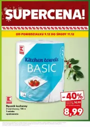 Gazetka promocyjna Kaufland - Gazetka - ważna od 11.12 do 11.12.2024 - strona 23 - produkty: Ręcznik kuchenny, Ręcznik